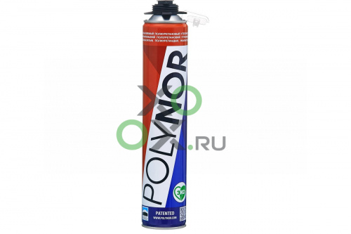 POLYNOR PRO напыляемый полиуретановый утеплитель, 870 мл фото 5